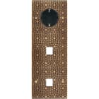 MODELEC - Façade Fascination Laiton Atlas Triple Verticale PCK M1 M1 Vis