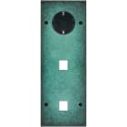 MODELEC - Façade Fascination Laiton Jade Triple Verticale PCK M1 M1 Vis