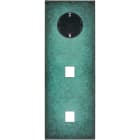 MODELEC - Façade Fascination Laiton Jade Triple Verticale PCK M1 M1