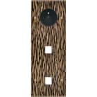 MODELEC - Façade Fascination Laiton Fauve Triple Verticale PC M1 M1 à Vis