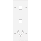 MODELEC - Façade Confidence Laiton Blanc Mat Triple Verticale M1 M1 C3 Vis