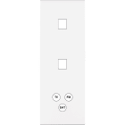 MODELEC - Façade Confidence Laiton Blanc Mat Triple Verticale M1 M1 C3