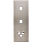 MODELEC - Façade Confidence Laiton Nickel Satine Triple Verticale M1 M1 C3