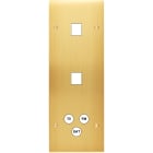 MODELEC - Façade Confidence Laiton Satine Triple Verticale M1 M1 C3 Vis