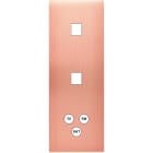 MODELEC - Façade Confidence Laiton Cuivre Satine Triple Verticale M1 M1 C3