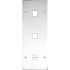 MODELEC - Façade Confidence Laiton Chrome Triple Verticale M1 M1 U1 Vis