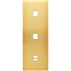 MODELEC - Façade Confidence Laiton Satine Triple Verticale M1 M1 U1 Vis