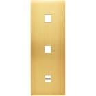 MODELEC - Façade Confidence Laiton Satine Triple Verticale M1 M1 U1