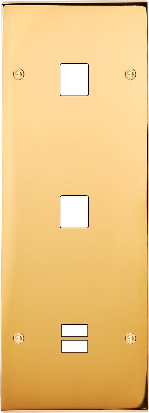 MODELEC - Façade Confidence Laiton Or Miroir Triple Verticale M1 M1 U1 Vis