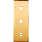 MODELEC - Façade Confidence Laiton Or Miroir Triple Verticale M1 M1 U1 Vis