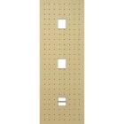 MODELEC - Façade Empreintes POINT Laiton Sat Triple Verticale 1 Média 1 Média Chargeur USB