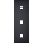 MODELEC - Façade Confidence Laiton Noir Mat Triple Verticale U1 M1 M1 Vis