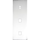 MODELEC - Façade Confidence Laiton Chrome Triple Verticale U1 M1 M1