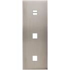MODELEC - Façade Confidence Laiton Nickel Satine Triple Verticale U1 M1 M1