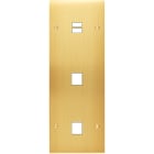 MODELEC - Façade Confidence Laiton Satine Triple Verticale U1 M1 M1 Vis