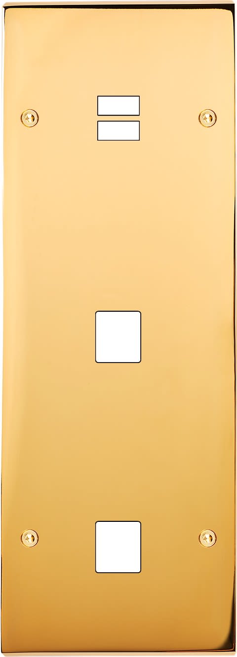 MODELEC - Façade Confidence Laiton Or Miroir Triple Verticale U1 M1 M1 Vis