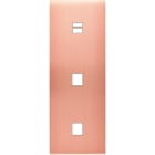 MODELEC - Façade Confidence Laiton Cuivre Satine Triple Verticale U1 M1 M1