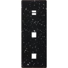 MODELEC - Façade Hitera Terrazzo Noir Triple Verticale M1 M1 U1