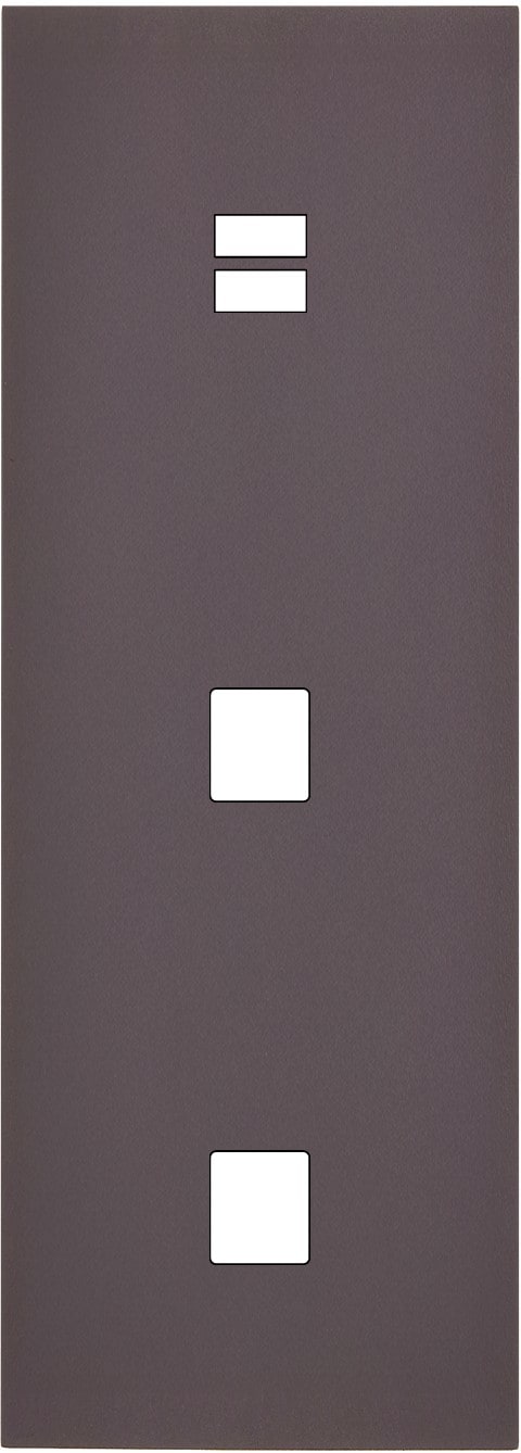 MODELEC - Façade Désir Anthracite Mat Triple Verticale U1 M1 M1
