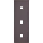 MODELEC - Façade Désir Anthracite Mat Triple Verticale U1 M1 M1