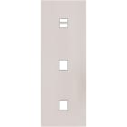 MODELEC - Façade Désir Gris Perle Mat Triple Verticale U1 M1 M1