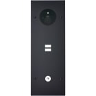 MODELEC - Façade Confidence Laiton Noir Mat Triple Verticale PC U1 C1 Vis