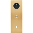 MODELEC - Façade Confidence Laiton Brosse Triple Verticale PC U1 C1