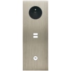 MODELEC - Façade Confidence Laiton Acier Brosse Triple Verticale PC U1 C1