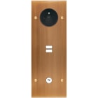 MODELEC - Façade Confidence Laiton Vieux Bronze Triple Verticale PC U1 C1 Vis