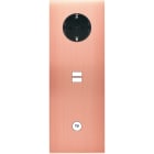 MODELEC - Façade Confidence Laiton Cuivre Satine Triple Verticale PCK U1 C1