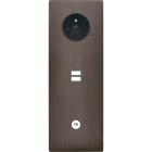 MODELEC - Façade "M" Laiton Canon Fusil Tripl Verti 1Prise 1Chargeur USB 1Prise Tv Sansvis