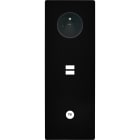 MODELEC - Façade "M" Noir Mat Triple Verticale 1 Prise 1 Chargeur USB 1 Prise Tv magnétiq