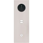 MODELEC - Façade Désir Gris Perle Mat Triple Verticale PC U1 C1