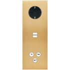 MODELEC - Façade Confidence Laiton Brosse Triple Verticale PCK U1 C3