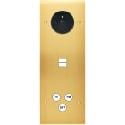 MODELEC - Façade Confidence Laiton Satine Triple Verticale PC U1 C3 Vis