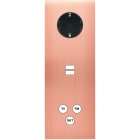 MODELEC - Façade Confidence Laiton Cuivre Satine Triple Verticale PCK U1 C3