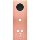 MODELEC - Façade Confidence Laiton Cuivre Satine Triple Verticale PC U1 C3