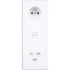 MODELEC - Façade Hitera Blanc Triple Verticale PC U1 C3