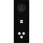 MODELEC - Façade "M" Noir Mat Triple Verticale 1 Prise 1 Chargeur USB 1 Tv-Fm-Sat magnétiq