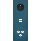 MODELEC - Façade "M" Gris Mat Triple Verticale 1 Prise 1 Chargeur USB 1 Tv-Fm-Sat magnétiq