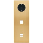 MODELEC - Façade Confidence Laiton Brosse Triple Verticale PCK M1 U1