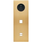 MODELEC - Façade Confidence Laiton Brosse Triple Verticale PC M1 U1