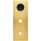 MODELEC - Façade Confidence Laiton Satine Triple Verticale PCK M1 U1 Vis