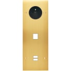 MODELEC - Façade Confidence Laiton Satine Triple Verticale PC M1 U1 Vis