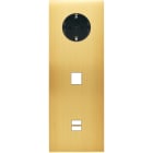 MODELEC - Façade Confidence Laiton Satine Triple Verticale PCK M1 U1