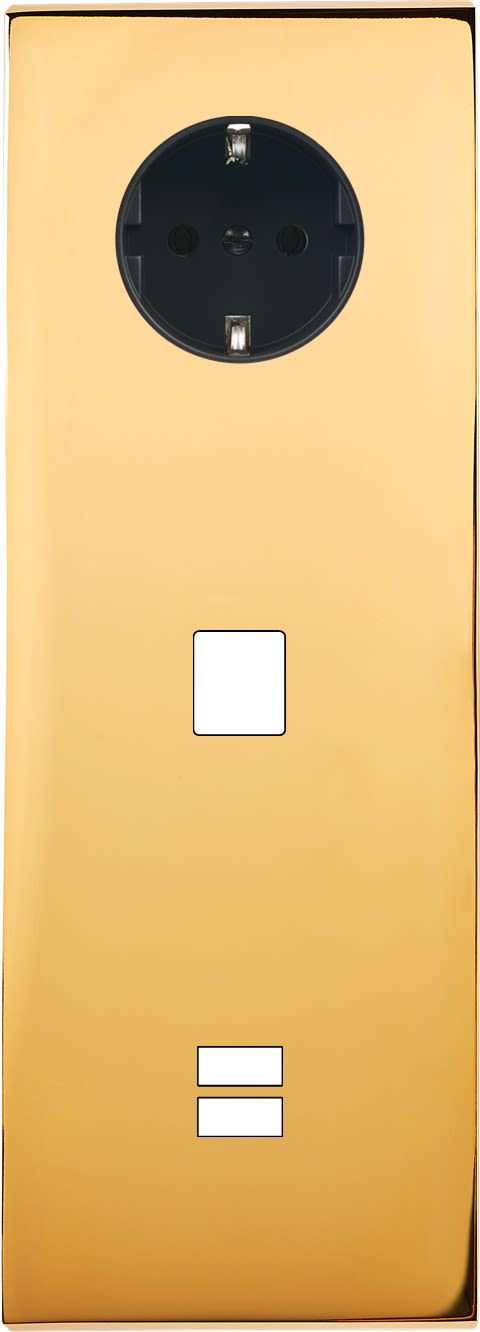 MODELEC - Façade Confidence Laiton Or Miroir Triple Verticale PCK M1 U1