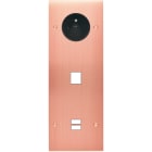 MODELEC - Façade Confidence Laiton Cuivre Satine Triple Verticale PC M1 U1 Vis