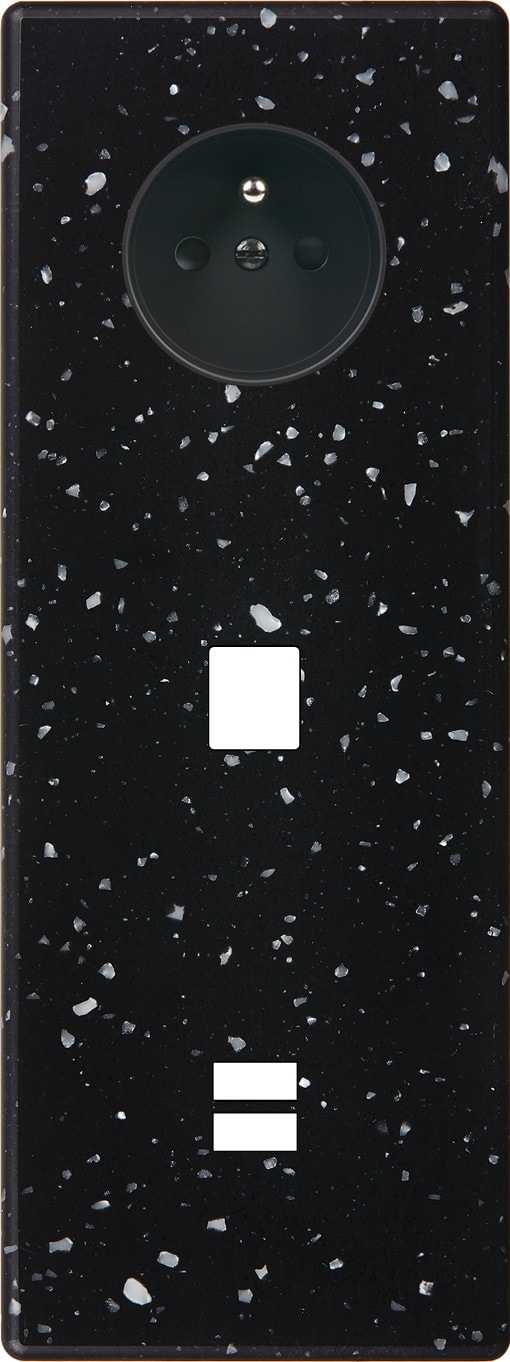 MODELEC - Façade Hitera Terrazzo Noir Triple Verticale PC M1 U1