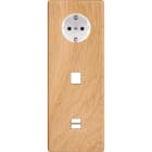 MODELEC - Façade Hitera Chene Clair Triple Verticale PCK M1 U1
