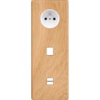 MODELEC - Façade Hitera Chene Clair Triple Verticale PC M1 U1